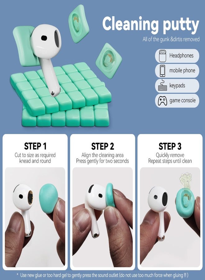 Wowwat for Airpods Cleaner Kit,Bluetooth Earbuds 3 in 1 Multi-Function Cleaning Pen and Cleaning Putty,for Airpods Pro Phone Charging Port,Earbuds,Headphone, iPod,Case,iPhone,ipad,Laptop - Image 4